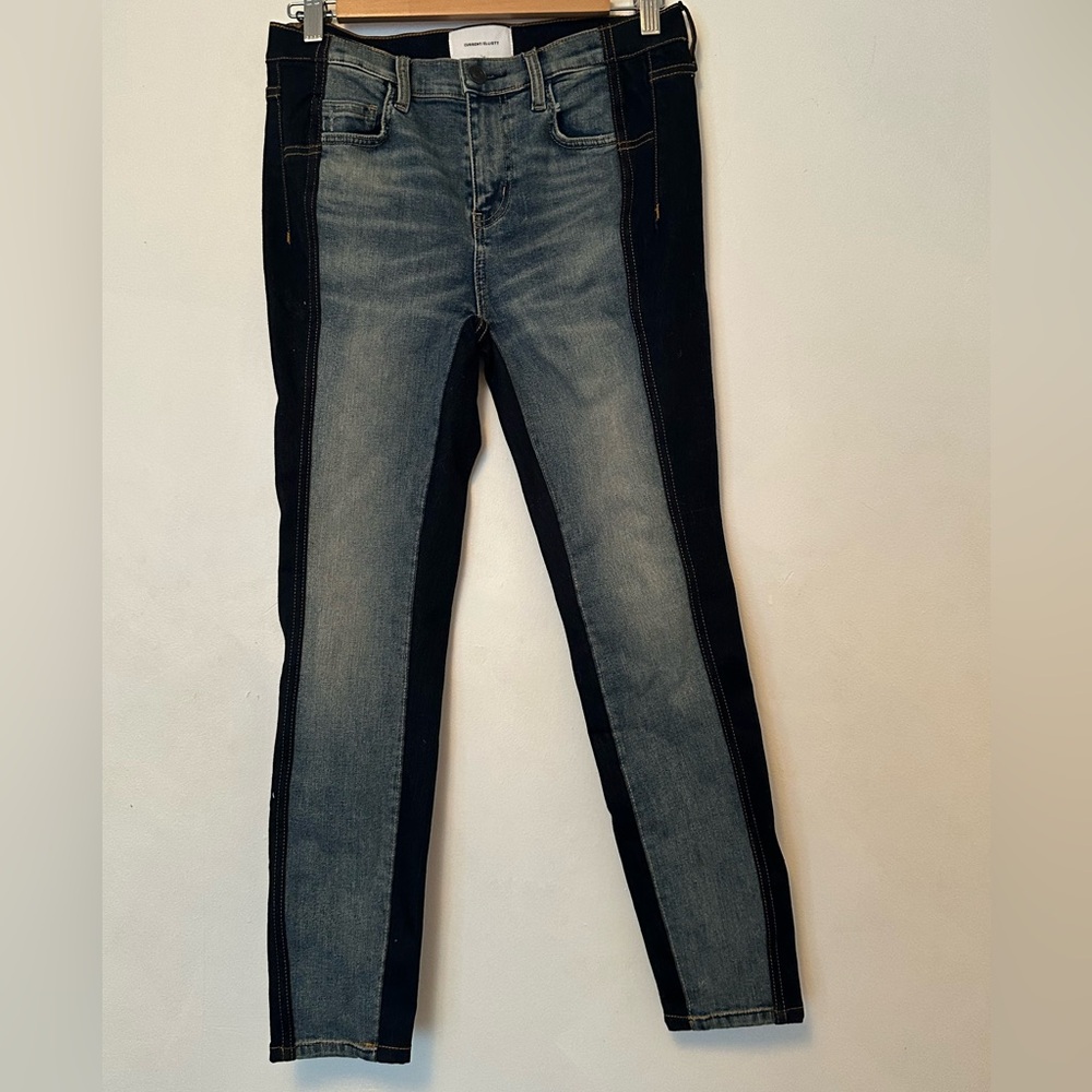 Current/Elliott Two-Tone Blue Jeans
